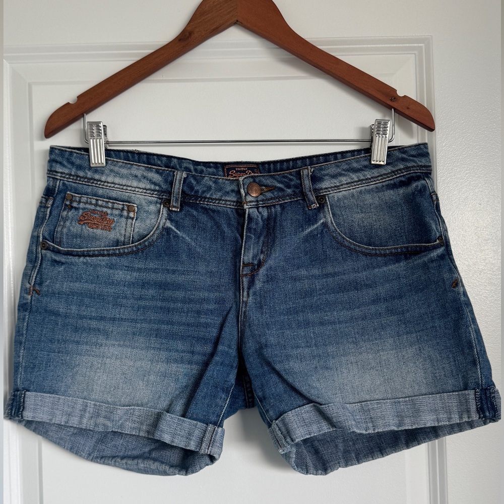 Superdry Vintage Boyfriend Denim Shorts